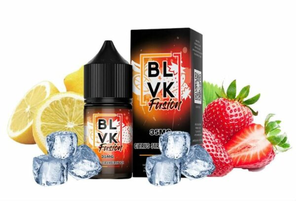 líquido blvk citrus strawberry salt detalhes