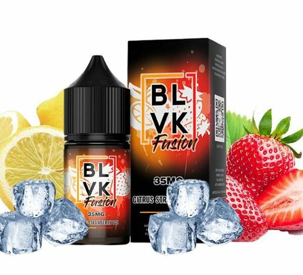 líquido blvk citrus strawberry salt detalhes
