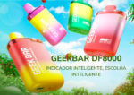 geekbar DF8000 indicador de juice e bateria