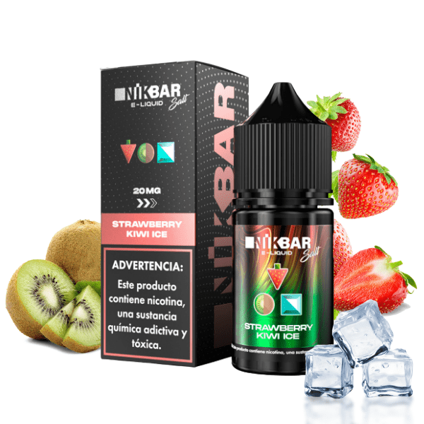 Juice nicsalt strawberry kiwi ice nikbar