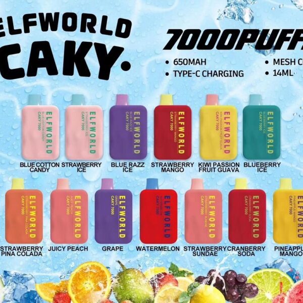 ElfWorld Caky 7000 todos sabores